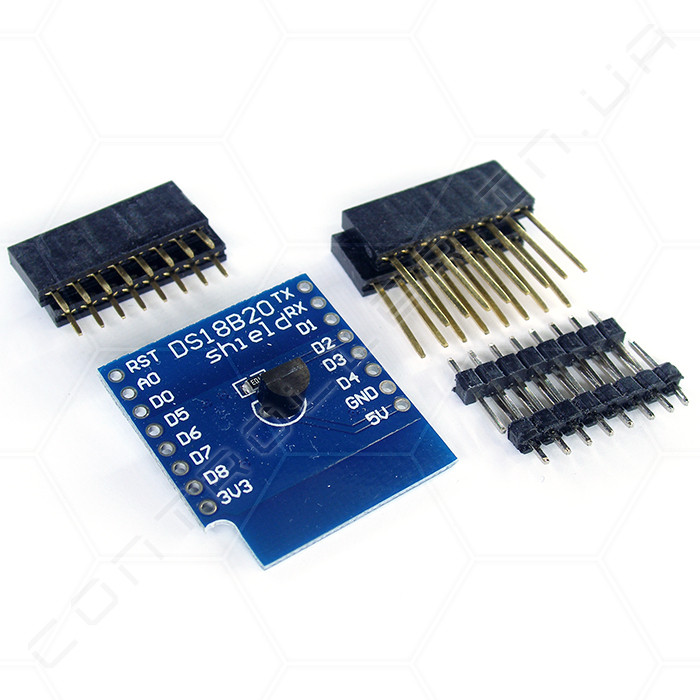 Модуль DS18B20 - Датчик температури для WeMos D1 mini