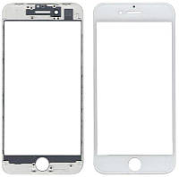 Корпусне скло дисплея iPhone 8 з рамкою та OCA плівкою Біле