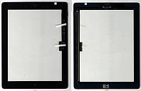 Сенсорное стекло (тачскрин) для iPad 3/ iPad 4 чёрный assembly with home button