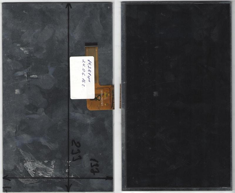 Дисплей для планшета №044 Bravis NB105 XYX-101H21 137x233mm 30pin (не сумісний з №044.1)