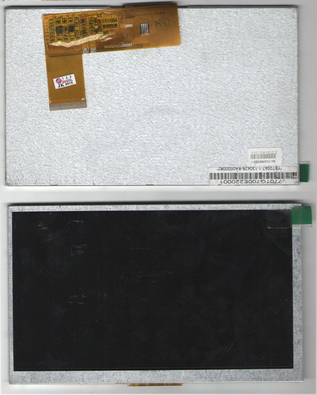 Дисплей для навігаторів №002 HW800480F-3E-0B-20 size 100х165мм 40pin