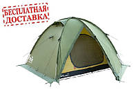 Палатка Tramp Rock 3 v2 Зеленая (TRT-028-green)