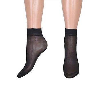 Капронові шкарпетки жіночі бамбук 30den Чорний