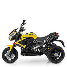 Дитячий мотоцикл триколісний жовтий MP3 Bambi M 4152EL-6, фото 5