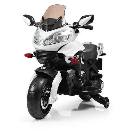Дитячий мотоцикл Bambi M 3630EL-1 з димом на 2 мотори, фото 1