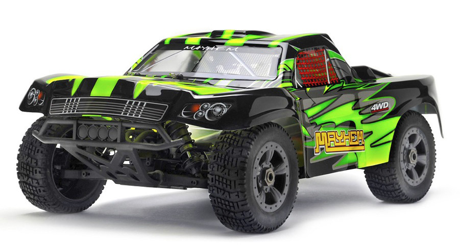 Радіокерована модель ралійного шорт-Корса 1:8 Himoto Mayhem MegaE8SCL Brushless (зелений)