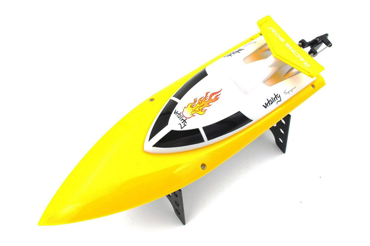 Катер на радиоуправлении Fei Lun FT007 Racing Boat (желтый) - фото 3 - id-p824949099