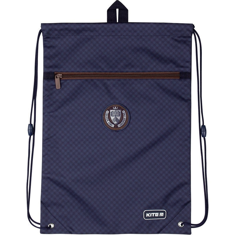 Сумка для взуття з кишенею Kite 601 College Line blue K20-601M-2