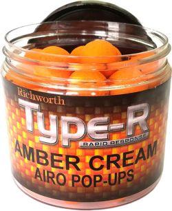 Плаваючі бойли Richworth Type-R Amber Cream Pop Ups 15mm 200ml