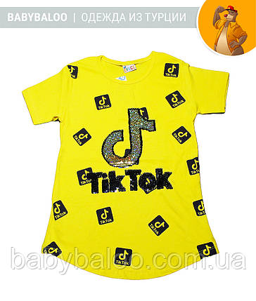 Красива туніка для дівчинки "Tik-tok" (від 5 до 8 років), фото 1