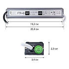 Блок живлення для світлодіодних стрічок герметичний OEM FTR-45-12 DC12 45 W 3,75А, фото 2