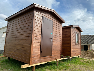Бытовка деревянная, хозблок для дачи 3000х2500 16