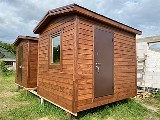 Бытовка деревянная, хозблок для дачи 3000х2500 13