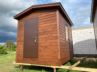 Бытовка деревянная, хозблок для дачи 3000х2500 9