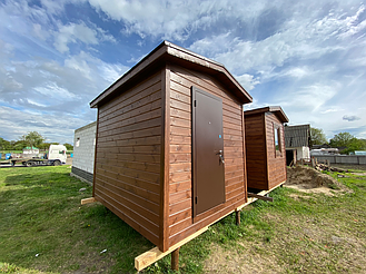 Бытовка деревянная, хозблок для дачи 3000х2500 14