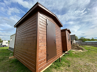 Бытовка деревянная, хозблок для дачи 3000х2500 11