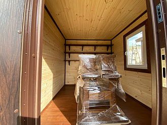 Бытовка деревянная, хозблок для дачи 3000х2500 10