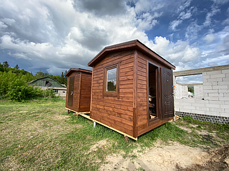 Бытовка деревянная, хозблок для дачи 3000х2500 7