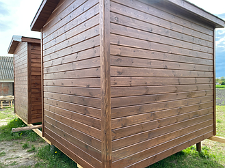 Бытовка деревянная, хозблок для дачи 3000х2500 4