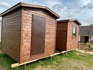 Бытовка деревянная, хозблок для дачи 3000х2500 2