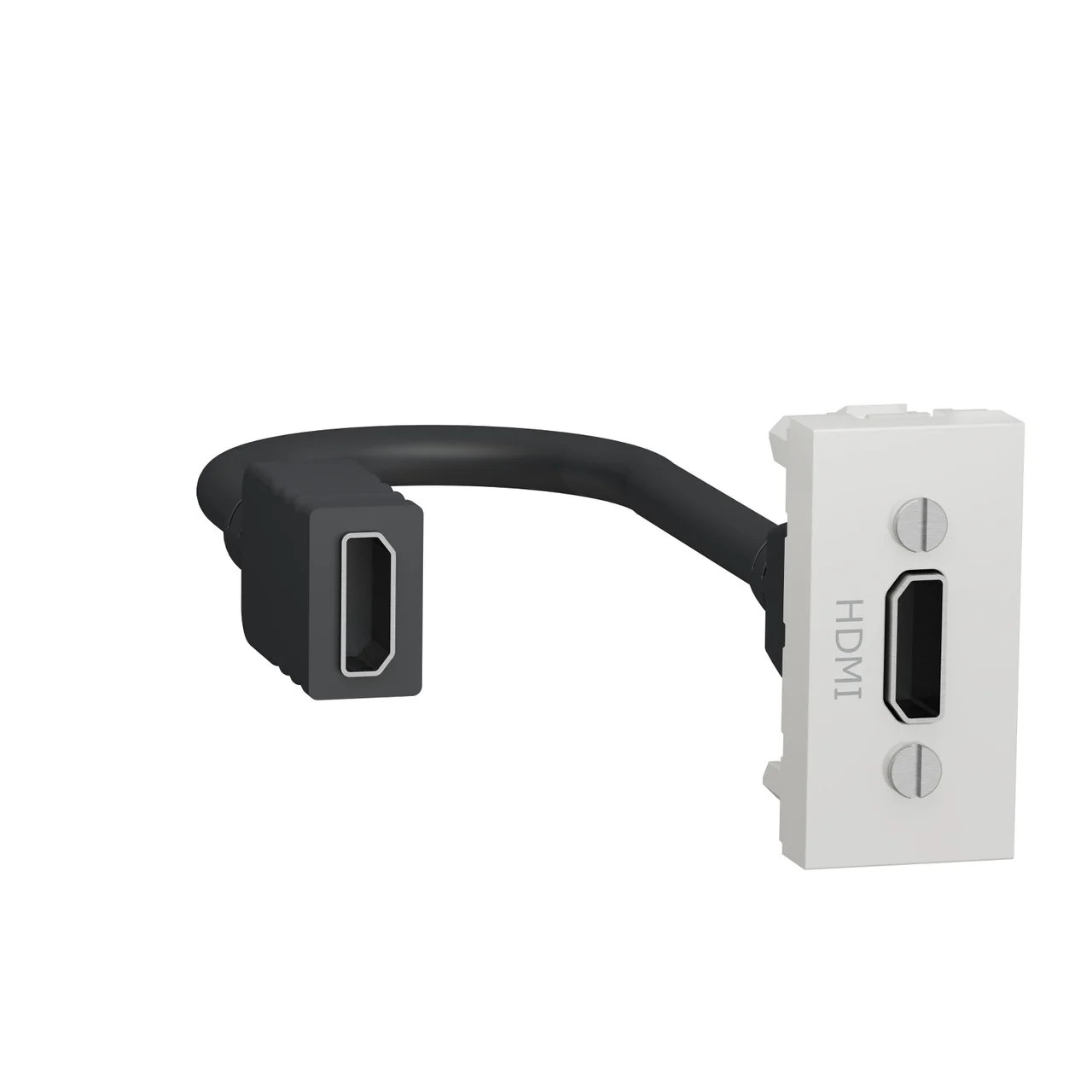 Розетка HDMI, 1 модуль білий UNICA NEW NU343018