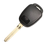 Корпус ключа Toyota Camry Prado Highlander 2 кнопки, фото 3