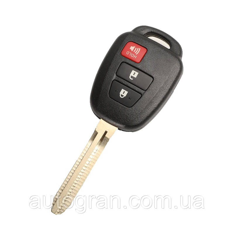 Корпус ключа Toyota Camry Prado Highlander 2+1 кнопки, фото 1