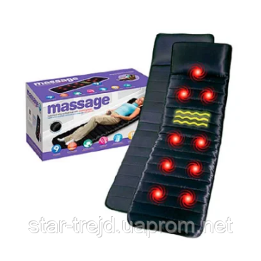 Массажный матрас с подогревом Reversible Massage Mat - фото 2 - id-p1186306127