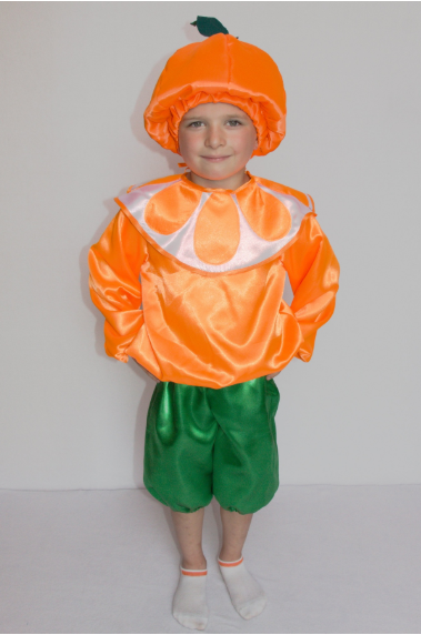 Костюм апельсина для хлопчика від 3 до 6 років, фото 1