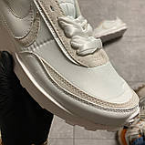 Кросівки Nike LD Waffle Sacai Triple White, кросівки найк вафл сакаї, фото 5