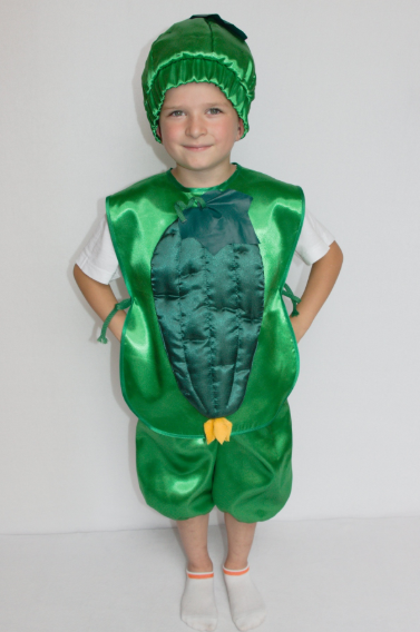 Костюм Огірка для дітей від 3 до 8 років, фото 1