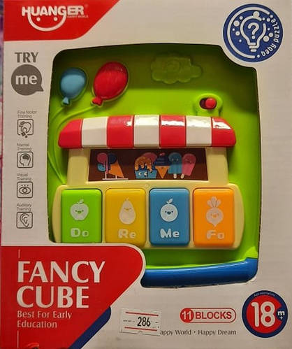 Куб Логический звуковые и световые эффекты, мелодии, цена 286 грн ...