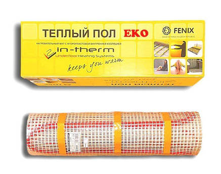 Нагрівальний мат під плитку In-Therm Eco (Чехія) двожильний, фото 2