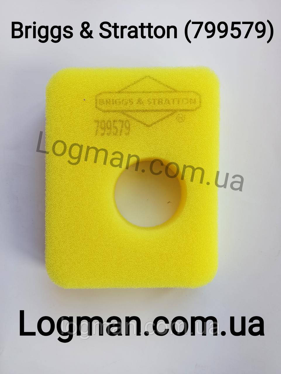Повітряний фільтр для двигуна Briggs & Stratton на газонокосарки (799579)