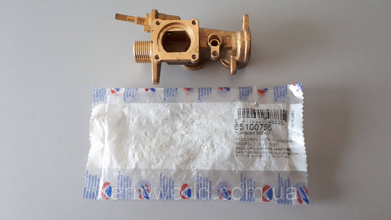 65100756 Газовий колектор, група подачі Ariston UNO, фото 1