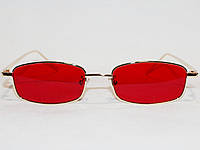 Очки солнцезащитные Sun Chi 18921 золото красный узкие разборная оправа для очков для зрения