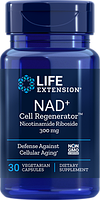 Никотинамид Рибозид, Life Extension, NAD+, 300 мг, клеточный регенератор, 30 капсул