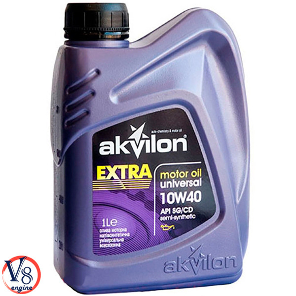 Моторне масло Akvilon Extra 10W-40 напівсинтетичне SG/CD 1л