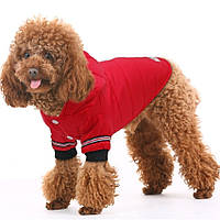 Куртка для собак «Fashion» XS, червоний, осінній, весняний одяг для собак дрібних, середніх порід