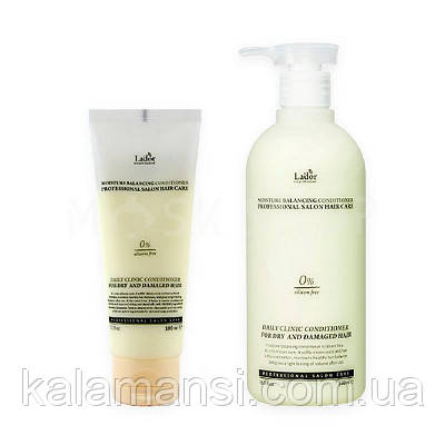 Безсиліконовий зволожувальний кондиціонер Lador Moisture Balancing Conditioner 100 мл