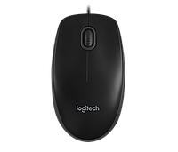 Мышь USB Logitech B100 black