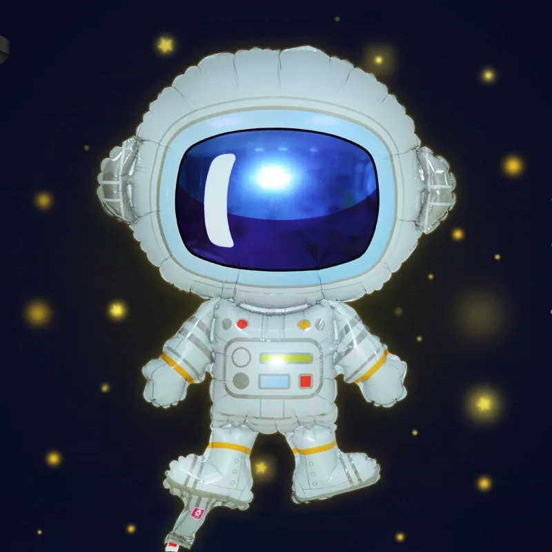 Фольгований повітряна куля космонавт космос 79*60 см