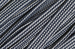 Шнур плоский чехол поліестер 15мм синій+світло-сірий моток 50м