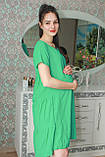 Сукня для вагітних літня Pregnant Style Maeve 44 зелена, фото 3
