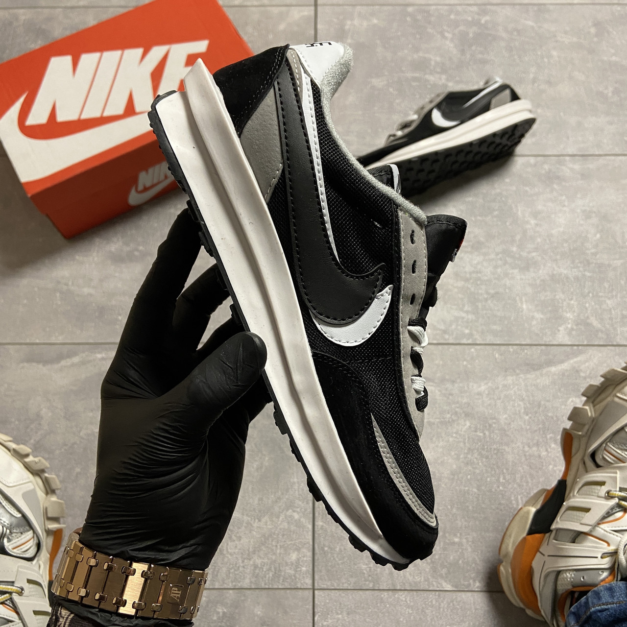 Жіночі кросівки Nike LD Waffle Sacai, чоловічі кросівки найк вафл сакаї, фото 1