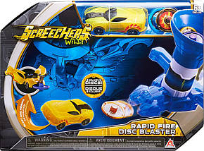 Пускач дисків Скричерс / Screechers Wild Rapid Fire Disc Blaster Оригінал США, фото 3