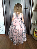 Дитяча сукня видовжене ззаду на ріст 110-116, фото 4