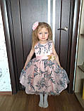 Дитяча сукня видовжене ззаду на ріст 110-116, фото 5