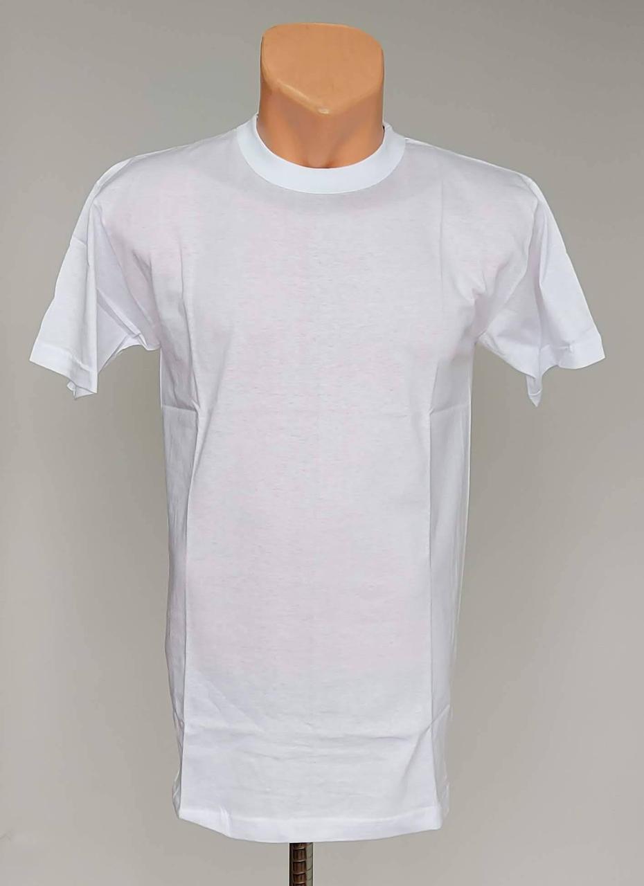 Чоловіча бавовняна футболка з круглим вирізом горловини ( з 46 по 56 р), фото 1