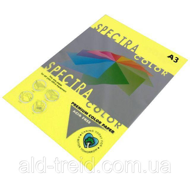 Папір кольоровий Spectra Color А3 80 г/м2 жовтий IT160 yellow